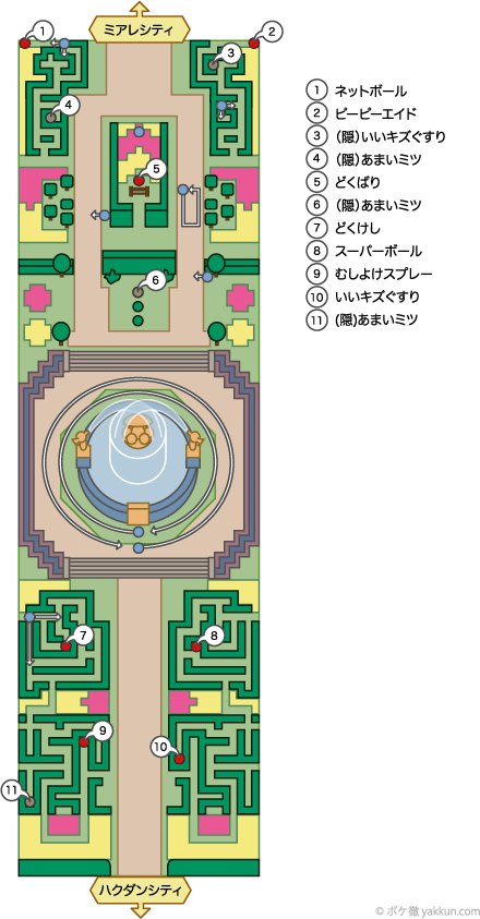 4番道路 ポケモンxyマップ画像 ポケモン徹底攻略