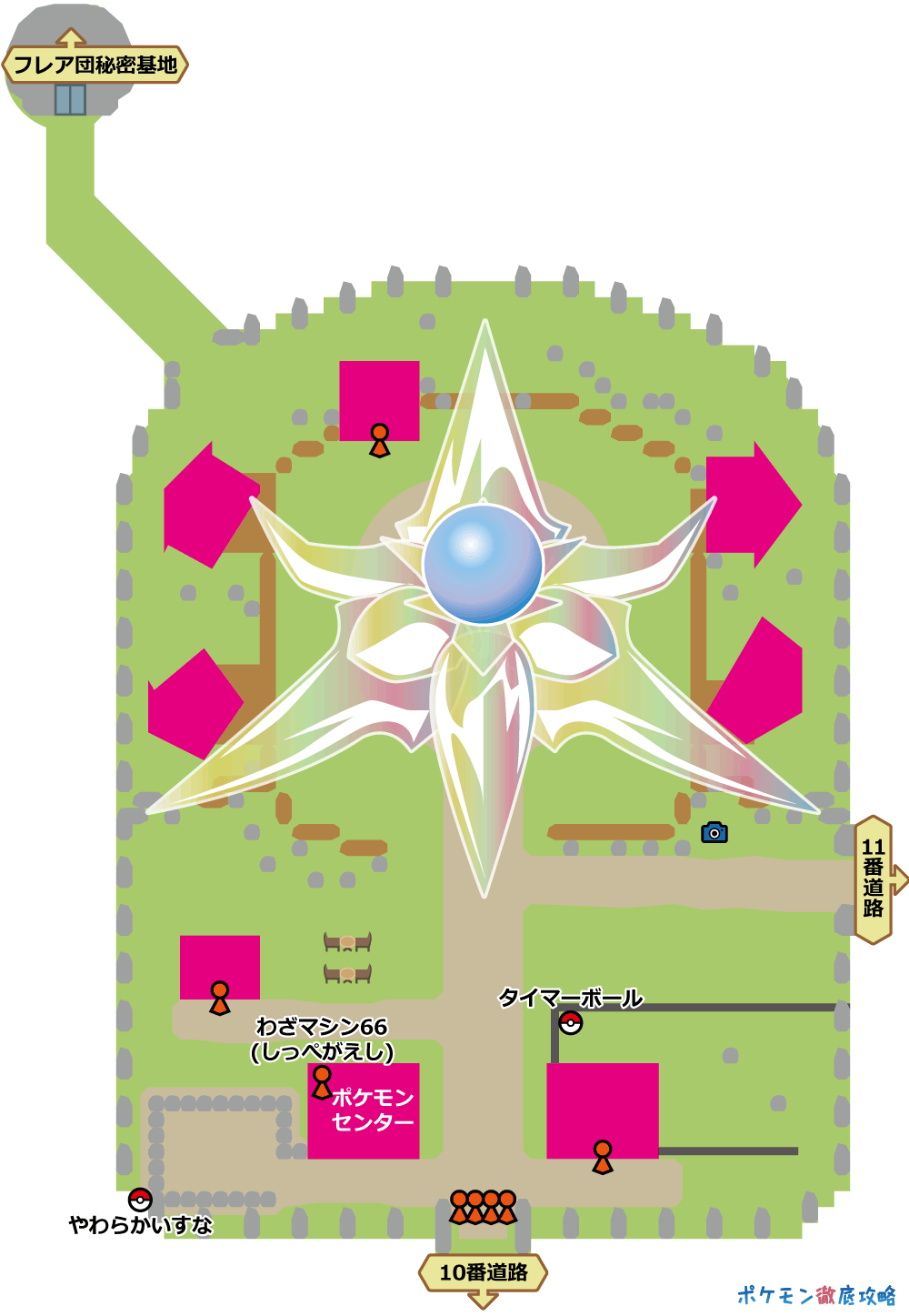 セキタイタウン マップ画像 Xy攻略 ポケモン徹底攻略 セキタイタウン マップ画像 Xy攻略 ポケモン徹底攻略